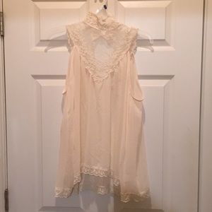 Cream/sheer top from altar'd state
